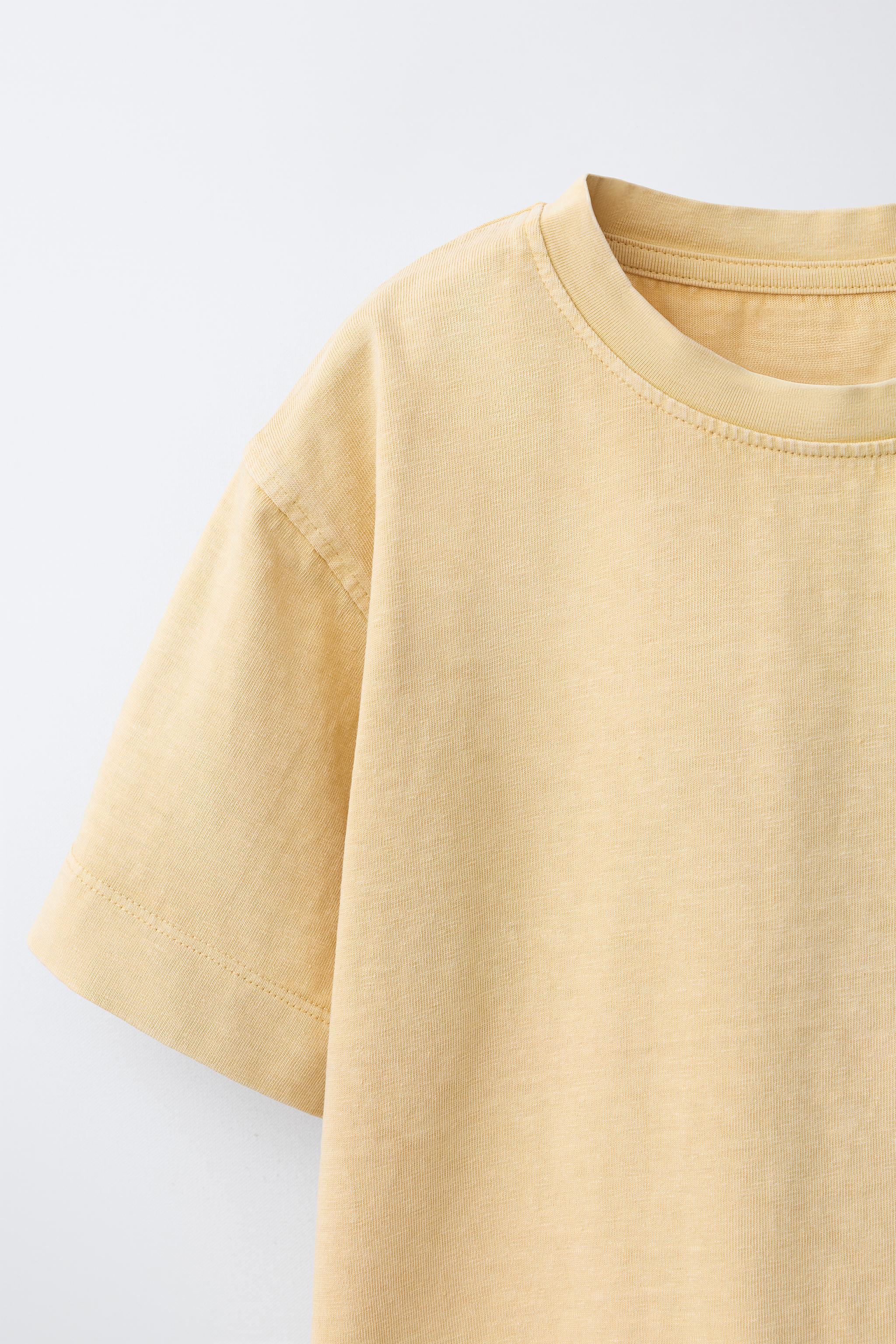 HEAVY WEIGHT WASHED EFFECT T-SHIRT